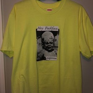 Supreme “Hey F**kFace” T-Shirt. BRAND NEW